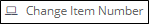 Change Item Number button